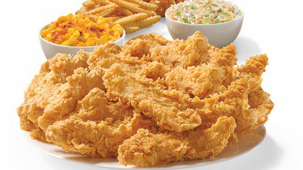 24 Tender Strips® Meal · Twenty-four Tender Strips® with three large sides and six Honey-Butter Biscuits.