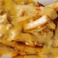 Cheese Fries · Topped with famous Lockhart sausage.