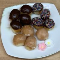 Dozen Chocolate Donut Holes · 