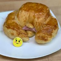 Ham And Cheese Croissant Sandwich · 