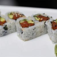 Spicy Tuna Roll · Spicy tuna, avocado, cucumber