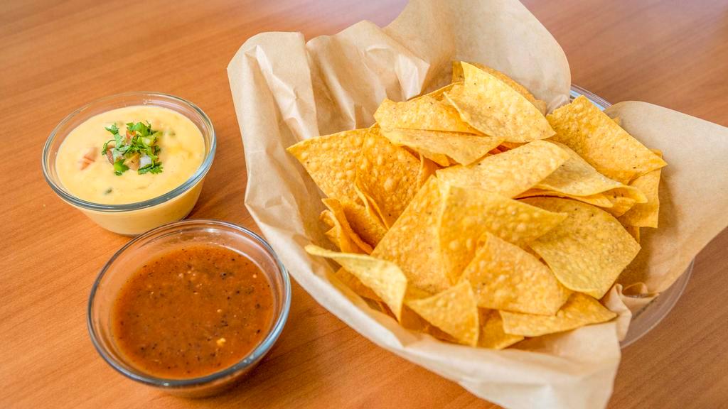 Chips And Queso · Our home made queso served with chips