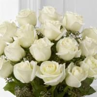 Long Stem White Rose Bouquet · White roses are elegant, luminous, and beautifully accent any room. With a gorgeous selectio...