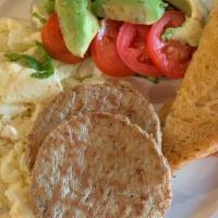 Thomas Breakfast · Customized catering menus available. Egg white scramble, two turkey sausage patties, wheat t...