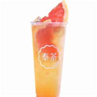 Overflowing Grapefruit Tea · Taste the burst of sweetness from the pulp of fresh grapefruits balanced with our refreshing...