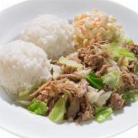 Pulled Kalua Pork With Cabbage · Savory island style pulled pork and cabbage