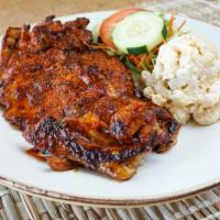 Lava Chicken · Spicy BBQ chicken with your choice of 2 sides