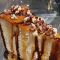 Plain Cheesecake · Ask for the strawberry topping, chocolate syrup, caramel sauce, or pecans at no additional c...