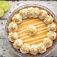 Key Lime · Our house-made graham cracker crust is filled with our perfectly balanced key lime filling.