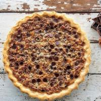 I-40 Mini · Pecans, chocolate chips, a sprinkle of toasted coconut, and a smooth pecan pie filling combi...