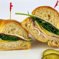 Alexia'S Choice · Oven roasted turkey breast, honey mustard dressing, baby spinach, cranberry-orange relish an...