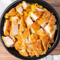 Chicken Fried Chicken Bowl · Battered Chicken breast cubed on top of the base of your choice.