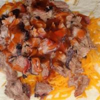 Tacos(3) · Brisket/ Sausage/ Chicken
w/fresh chop'd onion $1 upcharge for cheese