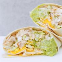 Grilled Chicken Burrito-Chicken, Calimex Sauce, Guacamole, Pico And Lettuce,Cheese · Grilled chicken, Calimex sauce, guacamole, pico and lettuce,Cheese