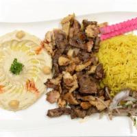 Mix Shawarma Platter · Beef & Chicken slowly roasted on a spit with a blend of herbs and spices. If you ask, we can...
