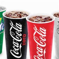 Fountain Drinks · Your choice of flavor, served cold.