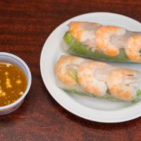 Spring Rolls (Gluten-Free) (Gỏi Cuốn) · Two Steamed pork, shrimp, vermicelli noodles, basils, and bean sprouts wrapped in rice paper...