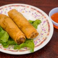 Vietnamese Eggrolls (Chả Giò) · Two Vietnamese style egg rolls served with fish dipping sauce or sweet & sour sauce.