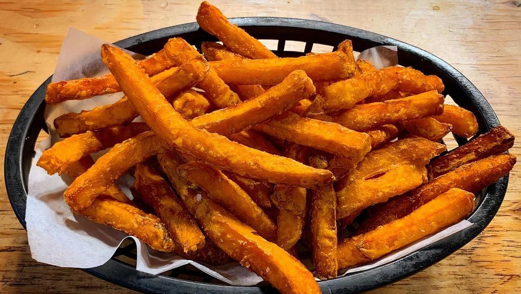 *Large Sweet Fries · Crispy sweet potato fries