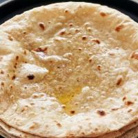 Chapati (2) · Vegan: Whole wheat bread grilled on a griddle