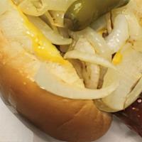 Maxwell Street Polish · Famous from Chicago's Iconic Maxwell Street, A Vienna Beef Natural Casing Polish Sausage on ...