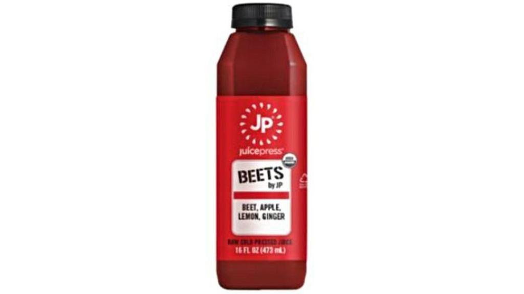 Jp Beets By Jp Cold Pressed Juice (16 Oz) · Energizing beet juice mixed with some ginger and lemon. Supports circulation and athletic performance, high in Vitamin C. Certified Organic.