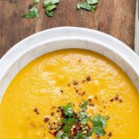 Lentil Soup · Lentil soup is a soup based on lentils; it may be vegetarian or include meat, and may use br...