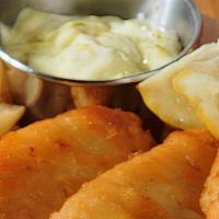 Gibby'S Fish & Fries · Beer battered cod with seasoned French fries.