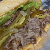 Torta Combo · Torta (choice of carne asada or carnitas) with mayo, avocado and pickled jalapenos, side of ...