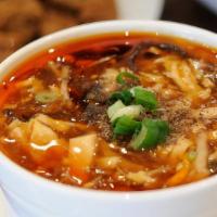 #112. Hot & Sour Soup · Hot & spicy.