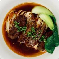 Beef Noodle Soup · Noodles served in the chef’s special beef broth and your choice of: . Pick your spicy level!...