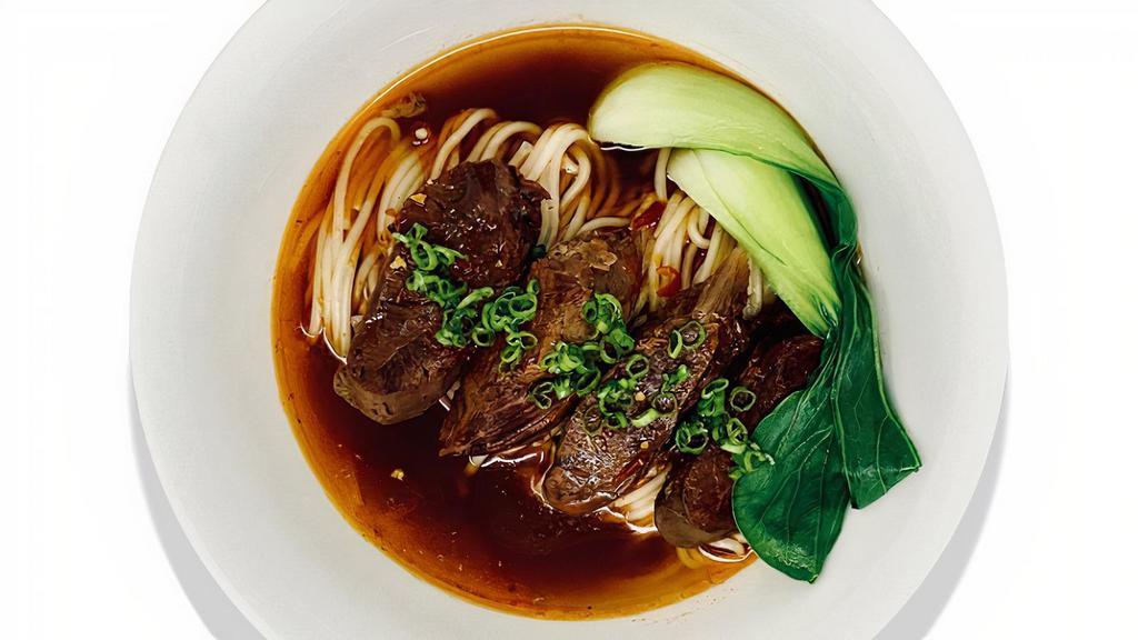 Beef Noodle Soup · Noodles served in the chef’s special beef broth and your choice of: . Pick your spicy level!. (regular, medium spicy, extra spicy)