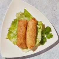 Egg Rolls · Deep fried egg roll with chicken and veggie served with duck sauce. Contains gluten and eggs...