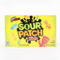 Sour Patch Kids Box  · 3.5 oz. First they're sour. Then they're sweet. Sour Patch Kids are a fun, soft, and chewy c...