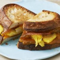 Bacon Egg & Cheese Kolache Sandwiches · 