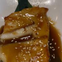 Miso Sea Bass · Grilled Sea Bass with our famous miso sauce.