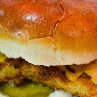 Chick’Nsandwich Meal · Air fried chicken with your choice of sauce in a Brioche Bun!! Comes with Air Fried Cajun Fr...