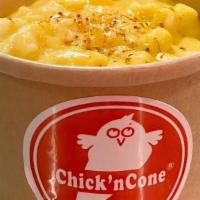 Mac'Ncheese (8Oz) · You should never skip the Mac.. 8oz cup with nice and cheesy Mac'nCheese with just a sprinkl...