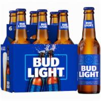 Bud Light Beer, 6 Pack Beer Bottles · 12 fl oz
