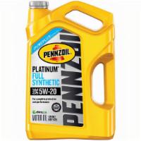 Pennzoil 5W20 Full Synthetic Platinum Motor Oil · 160 oz
