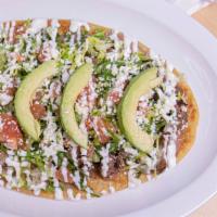 Huarache · With a choice of meat.