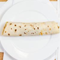 Breakfast  (Burritos) · Huevo con:
Chorizo /
Papas /
Papas a la Mexicana /
Tocino /
Jamon /
Weenies/
Solo huevo