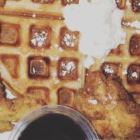 4 Pcs Chicken And Waffles Combo · 4 pcs fried chicken wings and fluffy waffle