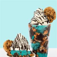 Cookie Monster · Premium cookie Monster ice cream made fresh to order with crunchy chips ahoy and Oreo cookie...