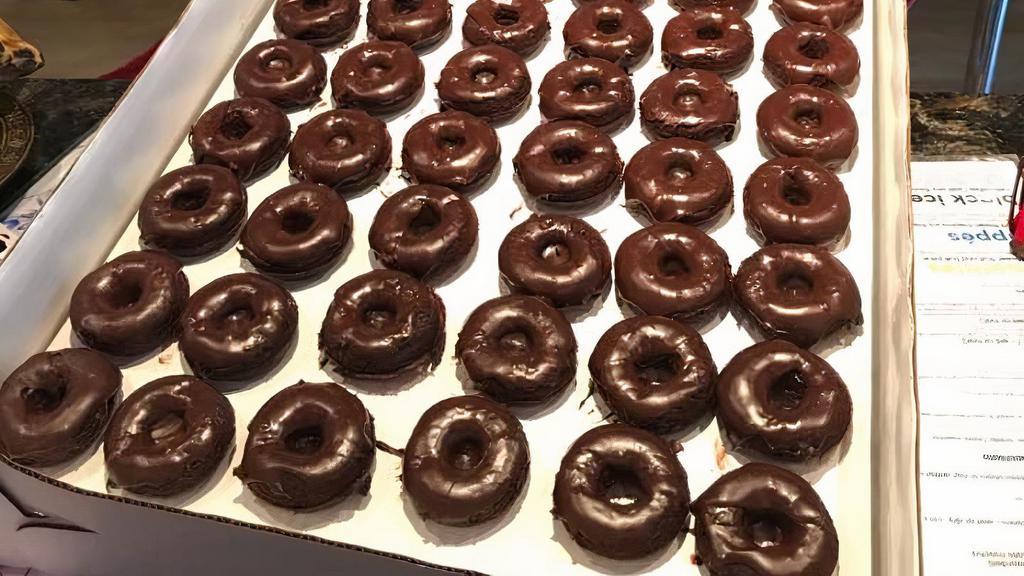 Natural Chocolate Gluten-Free Vegan Donuts · The best around.