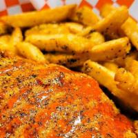 Catfish Fillets · 2 fillets with fries