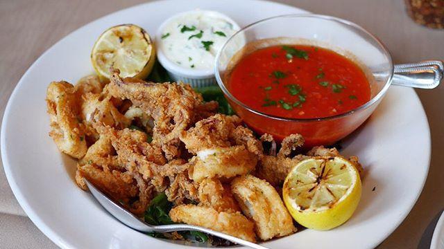 Calamari Fritti · Crispy Calamari With Marinara & Garlic Aioli