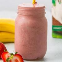 Strawberry Banana · Strawberry yogurt, strawberry, and banana.