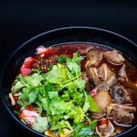 Mutton With Skin Soup Vermicelli/Noodle / 带皮羊肉汤粉/面 · 