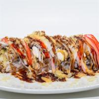 Midway Combo · Midway Roll-Shrimp tempura, Crabmeat, Cream cheese / Crabstick, Crunch on top + California R...